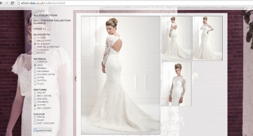 NEW Ellis Bridal Lace Wedding Dress