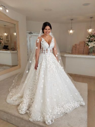Edgardo Bonilla Kleinfeld Bridal Used Wedding Dress Save 89